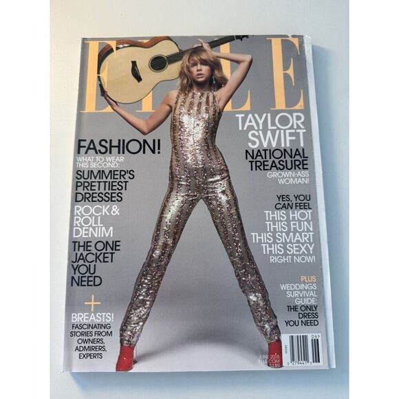 2015 Taylor Swift Elle Magazine USA Fashion Edition June 2015 National Treasure - Picture 1 of 3